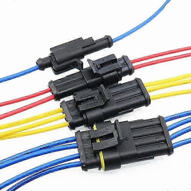 708X Auto KFZ Stecker Steckverbindung Steckverbinder Wasserdicht Kabel 1-6Polig