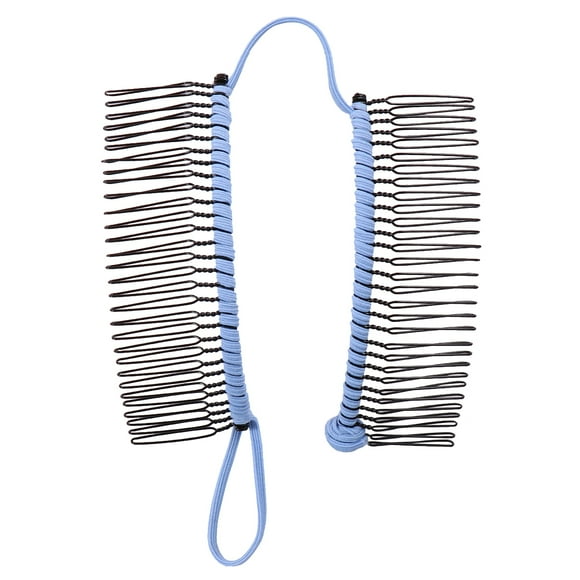 VERDANVERSE Pince à Cheveux Courbée Design Simple Bleu Ciel Fer 1Pcs pour Danse