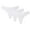 White, variant on 3PCS Womens Thong G-String Cotton Thongs Womens Panties Sexy V Waist Female Underpants Pantys Lingerie