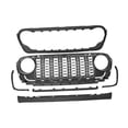 thumbnail image 3 of funtasica Front Grill Bumper Mesh Grille for JL 2018-2024 Accessory without Camera Hole, 3 of 9