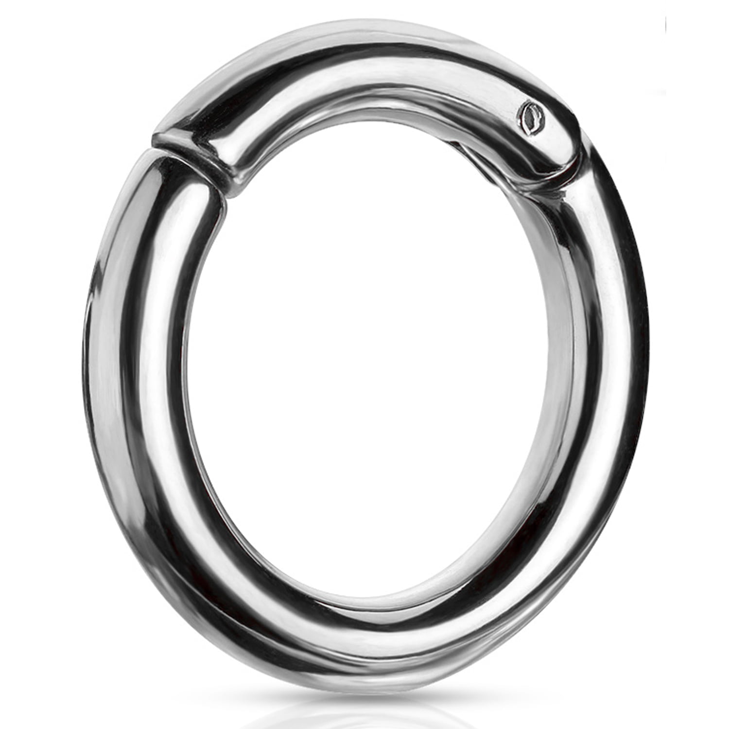 Titanium Septum Lip Tragus Piercing Jewellery Smooth Segment Ring in 1,2mm thickness