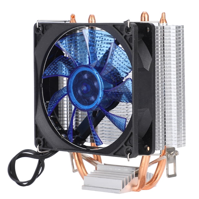 Ventilateur de Refroidissement d'Ordinateur, Ventilateur de Refroidissement de CPU Ventilateur de Refroidissement de Double Ordinateur Méticuleusement Conçu