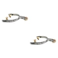 thumbnail image 2 of Espuelas de caballo shamjiam 2 piezas con engranaje acero inoxidable, 2 of 8