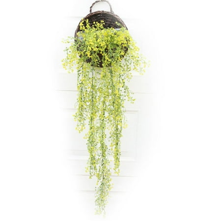 - Holiday Clearance Flowers Artificial Hanging Vine Plant Garland for Home Garden Wall Decoration