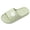 Green, variant on Slippers for Women Men Cute Bear Cloud Slides Grid Cushioned EVA Open Toe Bedroom Spa House Shoes Water Shower Sandals