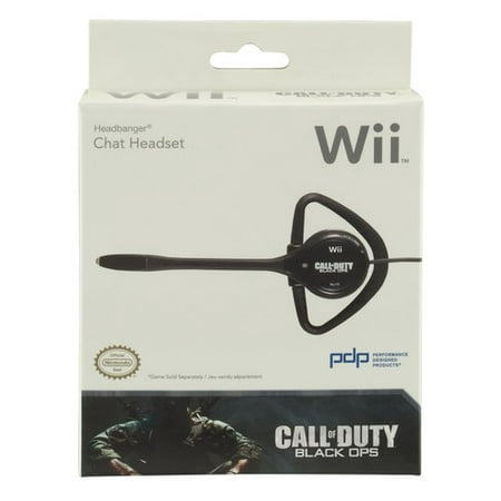 PDP Call of Duty Gaming Headset with Microphone for Wii, (Best Call Of Duty Headset For Xbox 360)