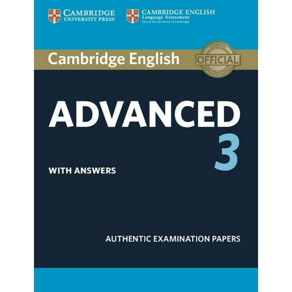 Cae Practice Tests Cambridge English Advanced 3 Student's Book with Answers, (Paperback)