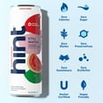 thumbnail image 2 of Hint Canned Water, Watermelon-Purified Flavored Water with Zero Calories, Natural Flavors, and Sugar Free - 12 Fl Oz Cans (Pack of 12), 2 of 6