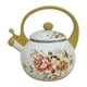 thumbnail image 3 of Olla de café Gloria esmaltada floral de 2,2 L, 3 of 9