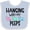 Blue and White, variant on Inktastic Easter Hanging with My Peeps Pastel Bunnies Boys or Girls Baby Bib
