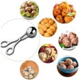 thumbnail image 5 of Stainless Steel Meat Baller Tongs, 2PC Kitchen Tools for Meatball Maker Melon Baller, 5 of 6