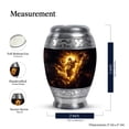 thumbnail image 2 of KARYLIZ Cross Cremation Urn Human Ashes - Urn For Human Ashes Adult Female - Urn For Human Ashes Adult Man - Urn For Ashes For Women - Adult Male Urn - Urn For Human Ashes Large (Combo 10" & 3"), 2 of 2