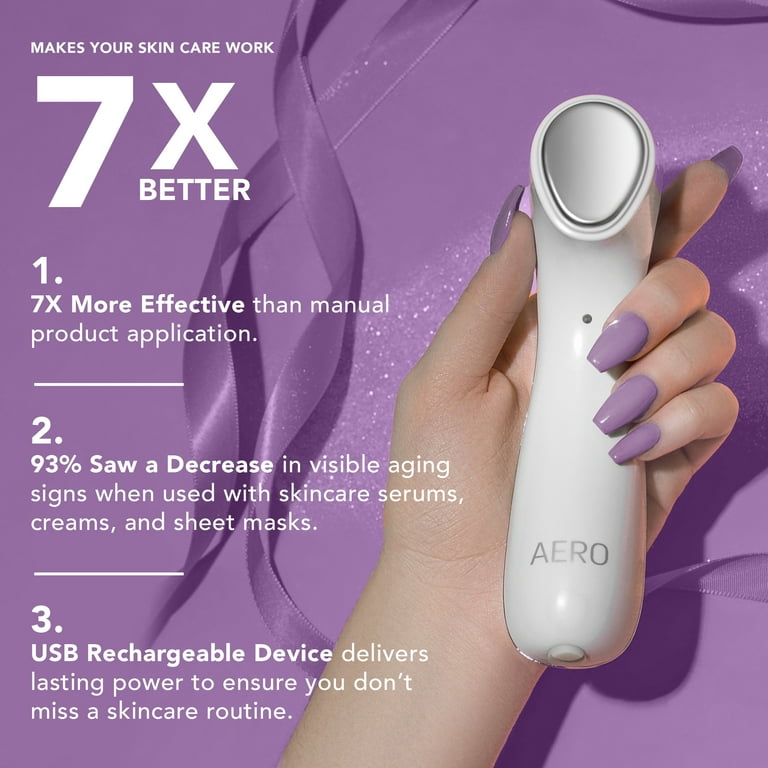 Spa Sciences AERO, 3-in-1 Skincare Infusion Device for Anti-Aging