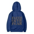 thumbnail image 6 of MUXiin Faith Over Fear Hoodie Kids 10-12 Boys Trendy Cute Christian Letter Print Sweatshirts Oversized Graphic Pullover Tops, 6 of 8