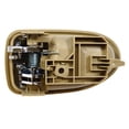 thumbnail image 2 of PT Auto Warehouse MA-2801ME-LH - Inner Interior Inside Door Handle, Beige/Tan Housing with Chrome Lever - Driver Side Fits select: 2000-2006 MAZDA MPV, 2 of 2