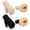 Beige/Black, variant on 2 Pairs Winter Chenille Gloves for Women, Thick Fleece Lined Touchscreen Gloves with Elastic Cuff, Soft Thermal Knit Mittens for Cold Weather, Beige/Black, L