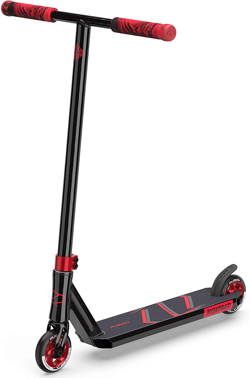 Intermediate And Beginner Stunt Scooters For Kids 8 Years And Up Teens And Adults Trick Scooter Durable Freestyle Kick Scooter For Boys And Girls Fuzion Z250 Pro Scooters Black Red Scooters