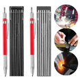 thumbnail image 1 of Welding Pencil with 12PCS Streak Refills Metal Marker Pen for Steel Construction Woodworking for Tube Pipe Fitter Welder, 1 of 4