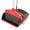 Black and Red, variant on Broom and Dustpan Set (54") Long Handle Home Cleans Collapsible Broom with Dustpan Combo for Sweeping Dorm Classroom Lobby Kitchen Office (Black and Red)