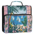 thumbnail image 5 of FORMRS Zipper Binder with Shoulder Strap 2-inch Ring 500 Sheet Capacity File Bag, Purple Seaside, 5 of 5