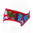 thumbnail image 3 of Paquete de Pantaletas Adda Lingerie Modelo Mirna, Estampado de flores de lycra y orilla de encaje, Corte tipo bikini a la cadera, 3 of 5