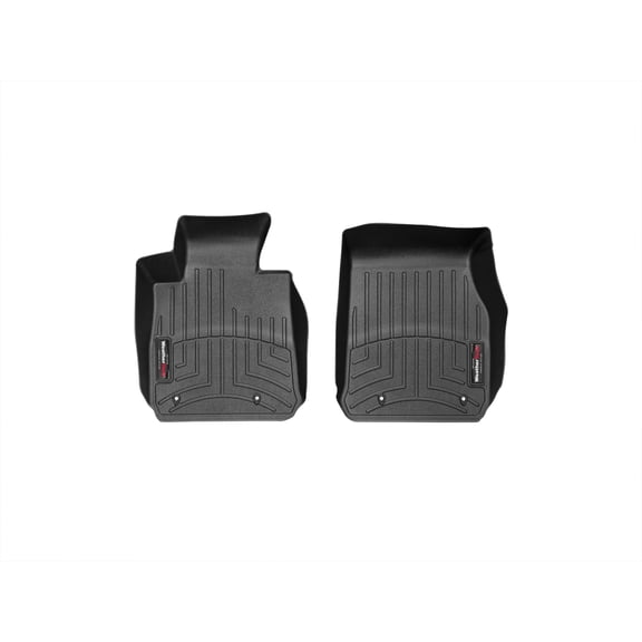 WeatherTech Custom Fit FloorLiners compatible with BMW 328i, M3, 320i, 330i - 1st Row (Driver & Passenger), Black