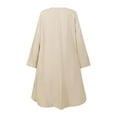 thumbnail image 4 of Women's Abaya Long Sleeve Casual Dress Dubai Outfits Elegant Prayer Gown, 4 of 7