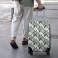 thumbnail image 3 of Green Pink Geometric Pattern Luggage Cover Fashion Suitcase Cover Baggage Covers Fit 25-28 Inch Luggage (Go Travel), 3 of 5