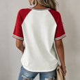 thumbnail image 3 of Women's Christmas Retro Parton Memorial T-Shirt Graphic Short Sleeve V Neck Shirts Nashville Western T-Shirt for Vintage Country Music Tribute,(L), 3 of 4