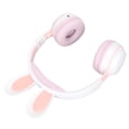 thumbnail image 3 of Earphone,  Ear Headphones Foldable HD Sereo Sound With LED Color Light For PC For Tablet For Online Learning White ,Blue,Green,Purple,,White, 3 of 8