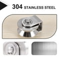 thumbnail image 5 of 2 Inch V Type Pulley Roller 304 Stainless Steel Sliding Gate Roller Wheel Bearing for Material Handling and Moving, 5 of 5