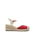 thumbnail image 2 of DREAM PAIRS Women's Espadrilles Closed Toe Ankle Strap Wedge Sandals Dressy Summer Platform Heel Sandals, 2 of 7