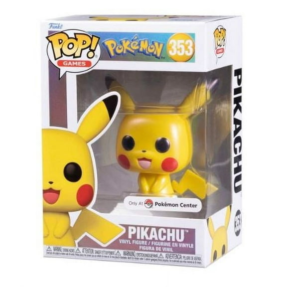 Funko POP!-Games-Pokemon-Pikachu # 353 (Pokemon Center Exclusive)