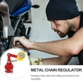 thumbnail image 2 of OULII 2Pcs Silver Motorcycle Chain Regulator for Enhanced Driving Safety, 2 of 5