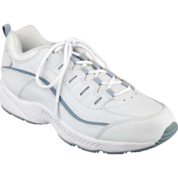Easy Spirit Womens Romy Sneaker 8.5 Narrow White Light Grey