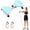 Blue, variant on Waist Twister, Exercise Twist Boards Twisting Waist Machine for Women Belly Fat, Noiseless Ab Twister Machine with Resistance Bands, Waist Sculptor for Home Gym