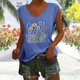 thumbnail image 2 of Camisetas Casuales de Manga Corta Gradiente Impreso Cuello Redondo Superior, Camiseta de Moda de Poliéster para las Mujeres, Lavado a Mano Verano Primavera, 2 of 4