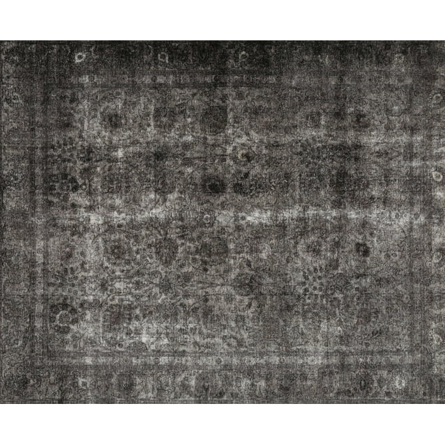 Ahgly Company Indoor Rectangle Contemporary Army Brown Abstract Area Rugs, 5' x 8'