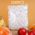 thumbnail image 2 of Bolsa de plástico desechable para almacenamiento de frutas y verduras, cubierta de comida, envoltura de Saran, grado alimenticio, bolsa de plástico elástica, mantenimiento fresco de cocina, 2 of 4
