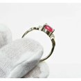 thumbnail image 4 of Natural Certified SterlingSilver 6Ct RubyStone Handmade Antique Ring US8, 4 of 6
