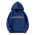 thumbnail image 4 of WILLBEST Sudadera para Mujer Ladies Fashion Casual Winter Christmas Alphabet Print Drawstring Pocket Long Sleeved Sports Hoodie 1440 XX-Grande, 4 of 4