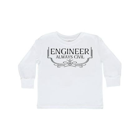 

Inktastic Always Civil Civil Engineer Gift Toddler Boy or Toddler Girl Long Sleeve T-Shirt