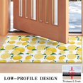 thumbnail image 3 of Yellow Lemon Fruit Slices White Pattern Door Rugs,Washable Non Slip Door Mats Indoor,Decorative Door Mats,Entry Mat Indoor for Entrance,Bedroom,Kitchen,Bathroom,17"x30", 3 of 6