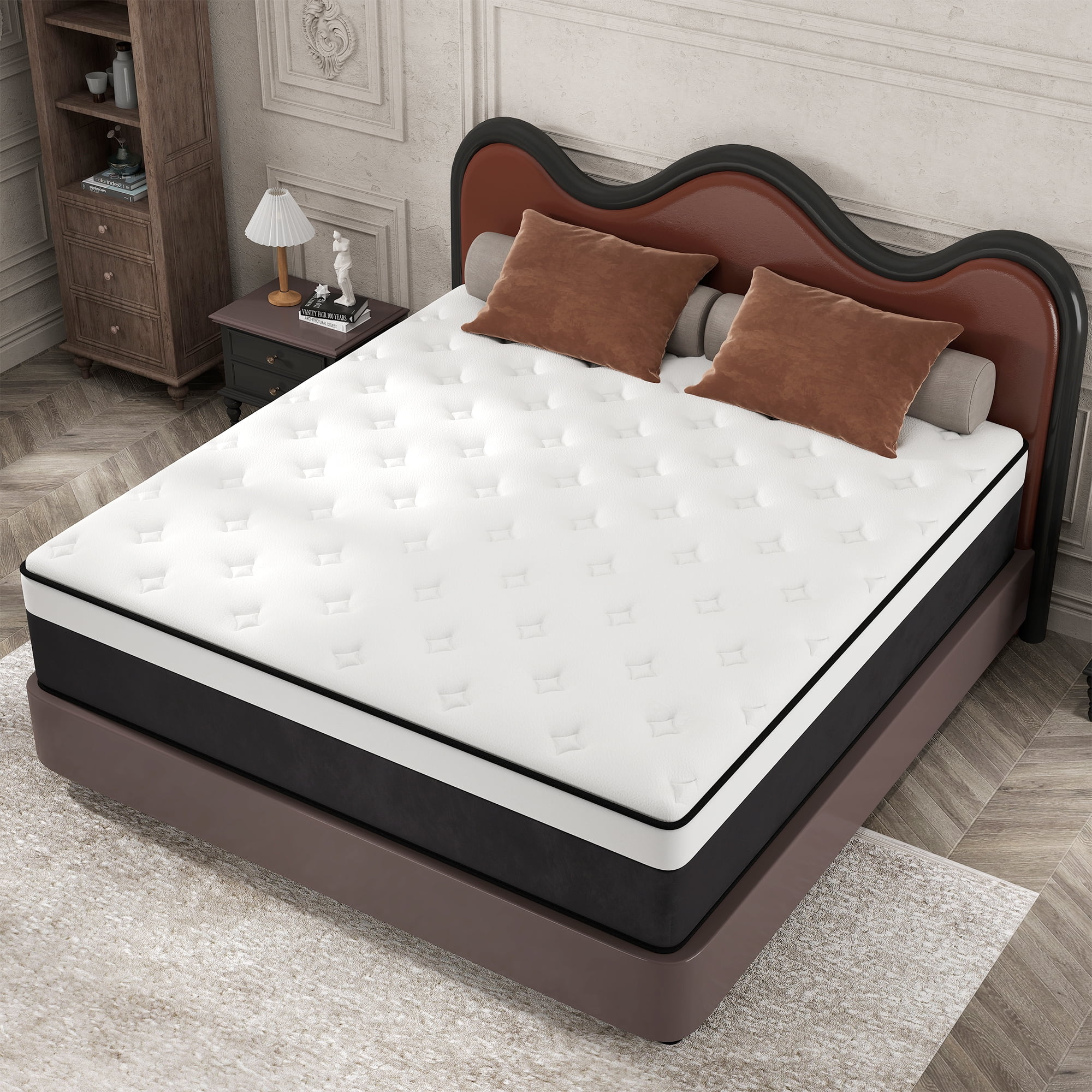 CICIMLU 8 inch Twin Mattress,Medium Comfort Twin Size for Adult Hybrid Mattress in a Box