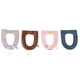 thumbnail image 3 of Almohadilla para asiento de inodoro Yuarrent lavable color sólido suave con cremallera gris, 3 of 6