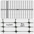 thumbnail image 4 of Fencer Wire 4 ft. Safety Fence, 100 ft. Black Plastic Fencing Roll for Construction Fencing, Pet Fencing and Event Fencing, 4 cm x 10 cm Mesh, 4 of 9