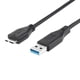thumbnail image 1 of Sywqhk Cable adaptador USB3.0 tipo A macho a USB3.0 Micro B macho de 0,5 m para disco duro, 1 of 6