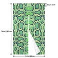 thumbnail image 4 of XMXT Japanese Noren Doorway Room Divider Curtain,Green Snakeskin Print Restaurant Closet Door Entrance Kitchen Curtains, 34 x 56 inches, 4 of 9