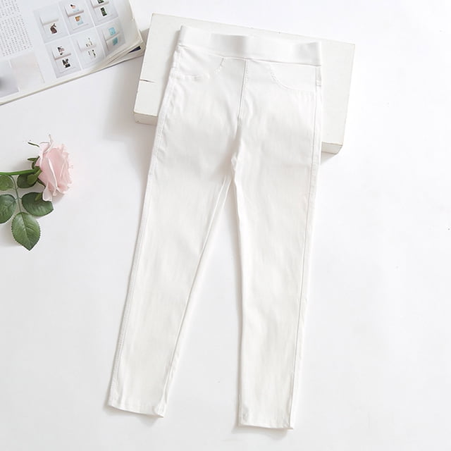 LSLJS Toddler Baby Girls Candy Color Solid Color Leggings Casual Kids Tight Pants, Children Pants