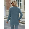 thumbnail image 4 of Cuteduck Long Sleeve T-Shirt for Women Loose Casual Pullovers Tops with Pockets, 4 of 6